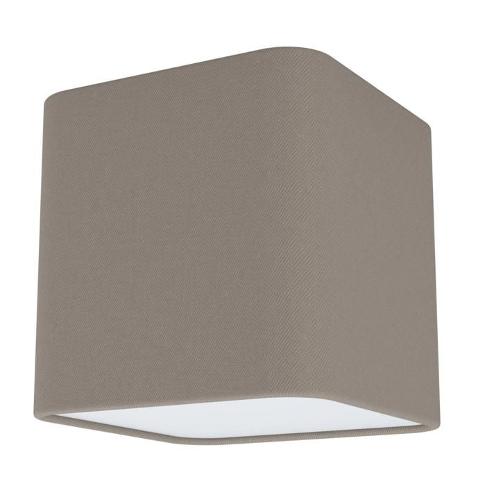Plafonnier - EGLO - POSADERRA - Acier blanc - 1xE27 - 28W - 140x140x150mm