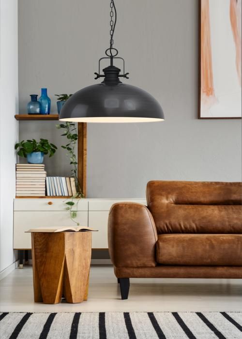 Luminaire en suspension - EGLO - COMBWICH - Marron - Acier - Contemporain - Design