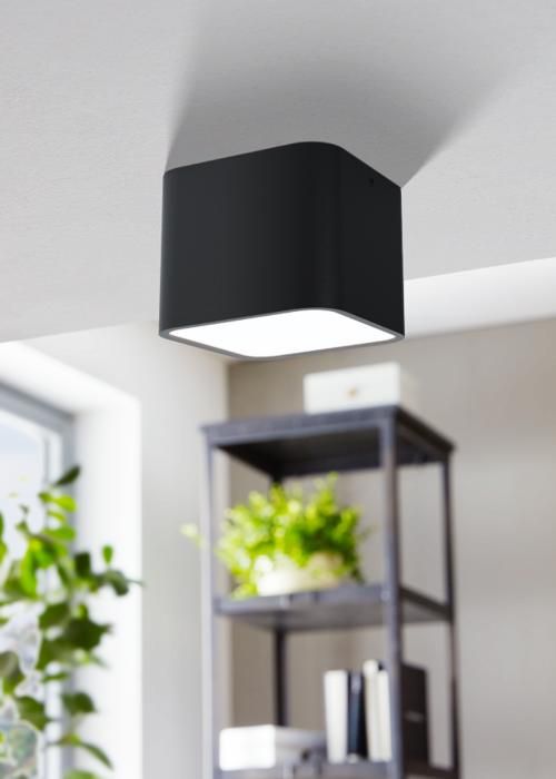 Luminaire en saillie - EGLO - GRIMASOLA - Noir - Contemporain - Design moderne