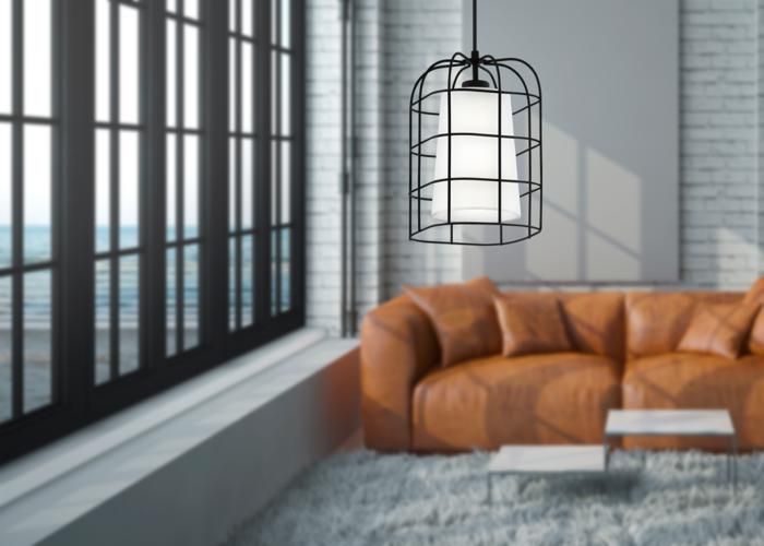 Luminaire en suspension - EGLO - BITTAMS - Marron - Acier - Contemporain