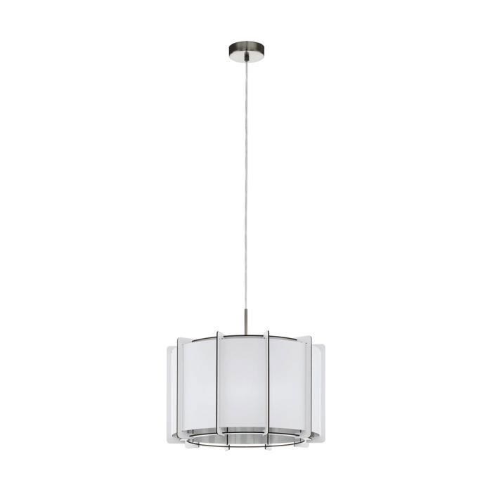 Luminaire en suspension - EGLO - PINETA - Nickel mat - 1100 mm - Design contemporain