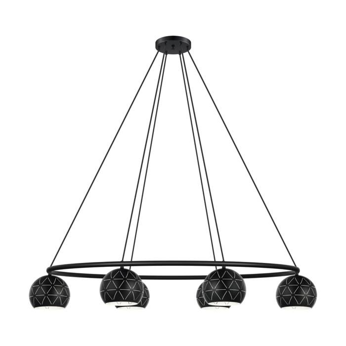 Luminaire en suspension - EGLO - CANTALLOPS - Noir - Acier - Contemporain - Design