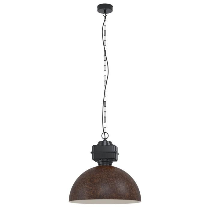 Luminaire en suspension - EGLO - ROCKINGHAM - Marron - Acier - Contemporain - Design