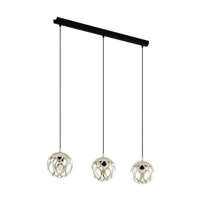 Luminaire en suspension - EGLO - MIRTAZZA - Acier noir - 1100mm hauteur - 880mm longueur