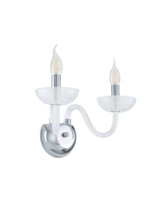 Applique murale - EGLO - FALCADO 1 - Acier et chrome - Verre - Style contemporain