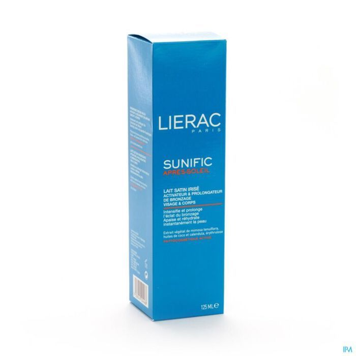 Lait Après Soleil - LIERAC - Sunific - Non gras - 200 ml - Protection UV