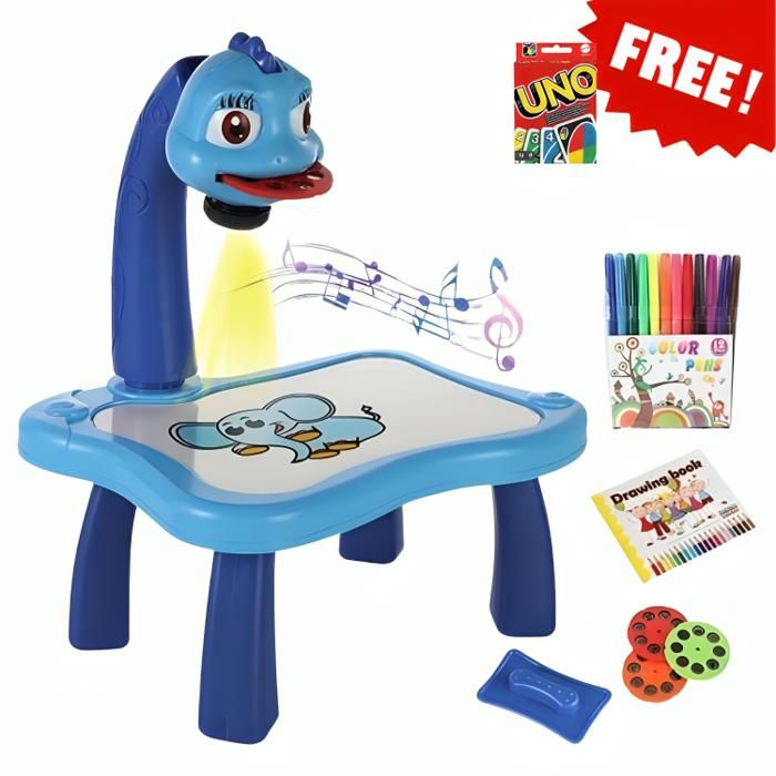 Table de jeu de peinture artistique pour enfants + Jeu de Carte Uno Gratuit