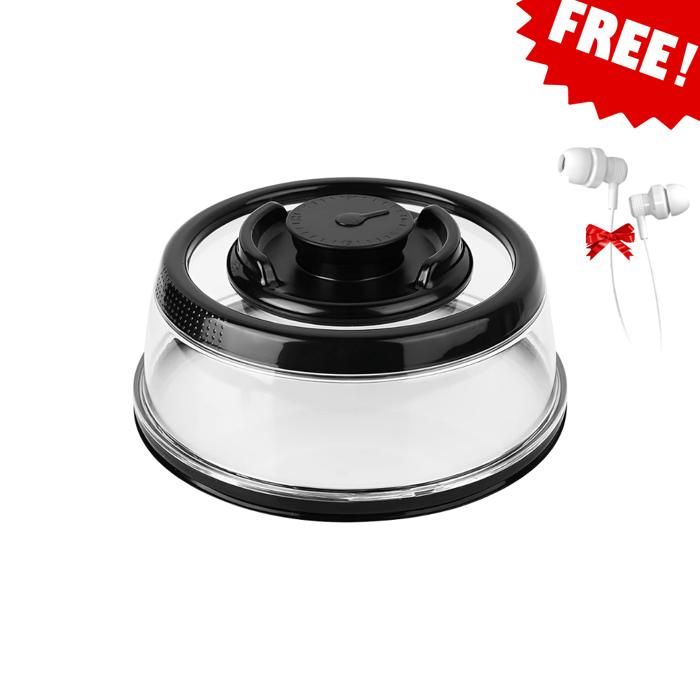 PressDome Couverture de plaque à vide d'aliments avec écouteurs Gratuit