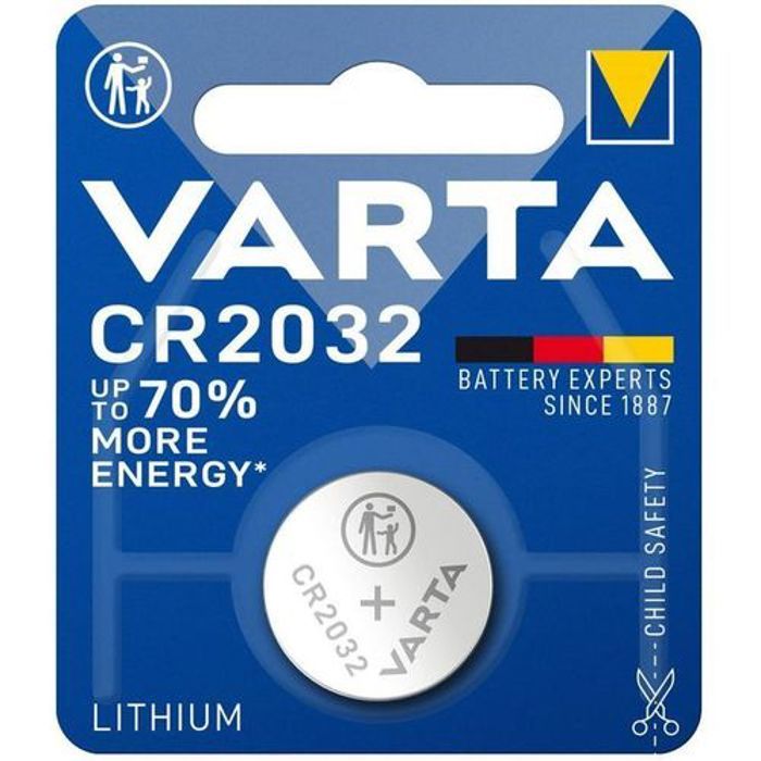 Batterie - VARTA - CR2032 - Lithium 3V - Pile Bouton - 1 unité