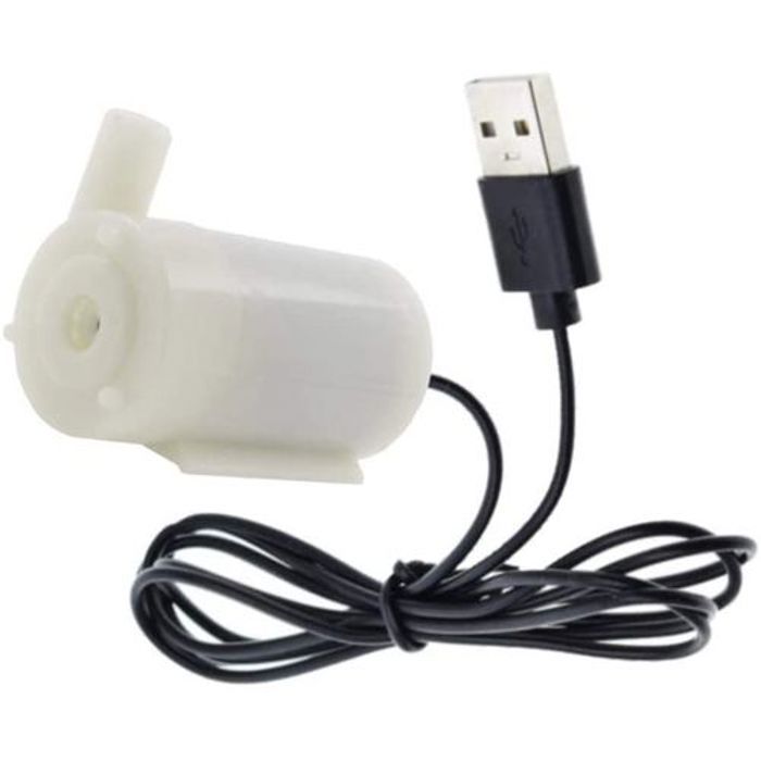 Pomp submersible - Non spécifié - Mini DC 5V - 120L/H - Moteur brushless - USB rechargeable