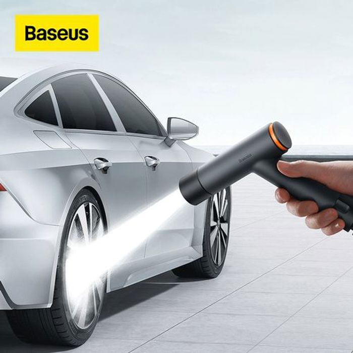 Baseus Pistolet à eau à haute pression Pulvérisateur d'entretien automobile et Jardin, Nettoyeur Auto