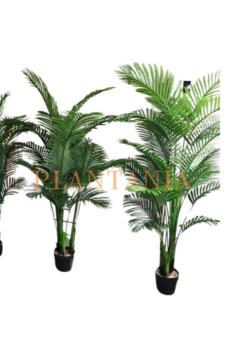 Plante Artificielle - PLANTANIA - Palmier 160 cm - 13 Palmes - Sans Pot - Réaliste