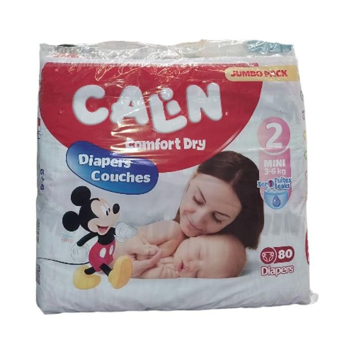 COUCHES BEBE CALIN JUMBO PACK MINI 80 UNITES