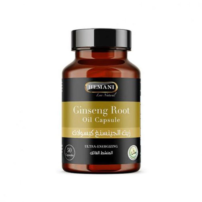 Hemani Racine de Ginseng, 50 capsules végétariennes, Energie masculine et feminine
