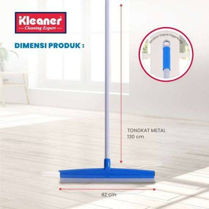 Raclette de sol +manche 130cm en EVA et caoutchouc