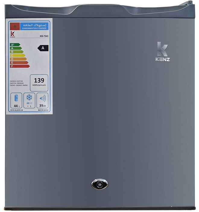 Mini Bar Réfrigérateur - KENZ - 44L - Classe A - 1 Porte - Congélateur intégré