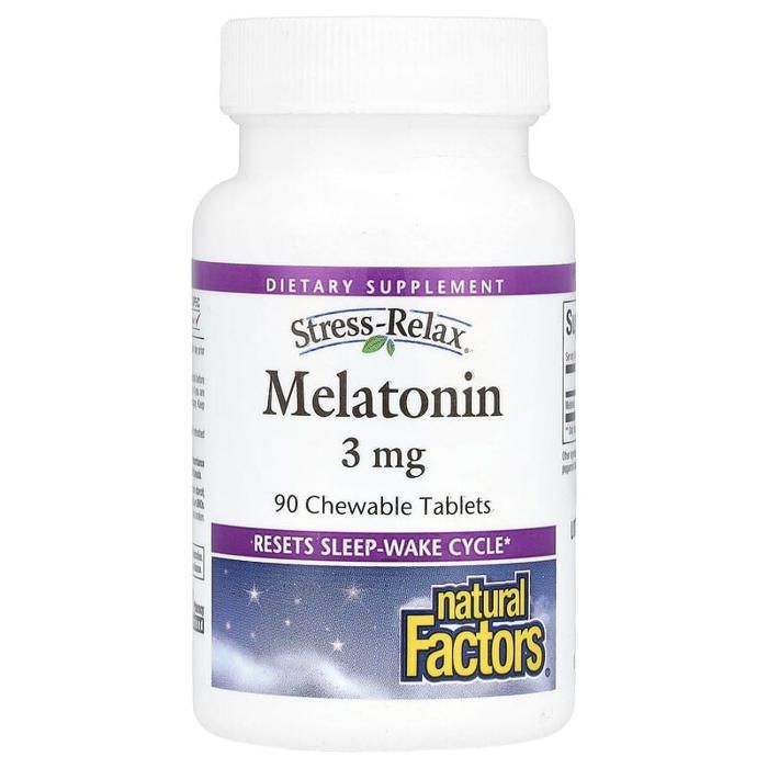 Mélatonine, 3 mg, 90 comprimés à croquer