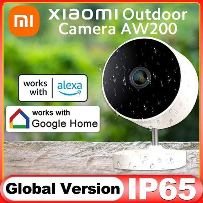 XIAOMI Caméra d'extérieur AW200, Wi-Fi 1080P, IP65, étanche