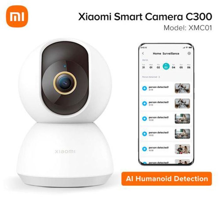 XIAOMI Mi Home caméra de sécurité IP Rotatif intelligente C300 2K 2023