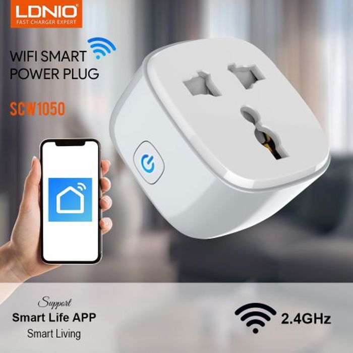 Ldnio Prise Smart Wifi Connecté Intelligente, Controle à distance avec Application Android Ios