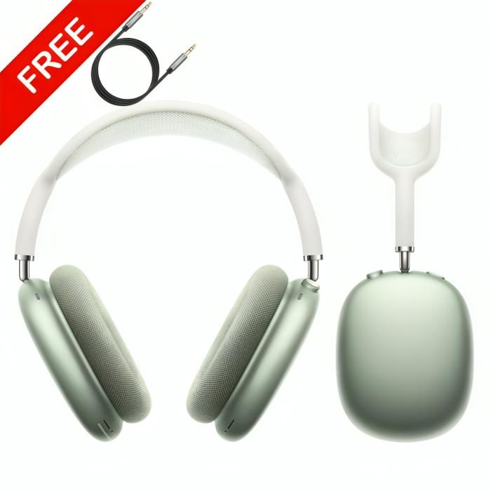 Casque P9 PLUS bluetooth VERT + Cable auxiliar Gratuit