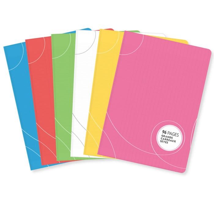 CAHIER PIQ 210X297 96 P SEY 70G PP 1PX