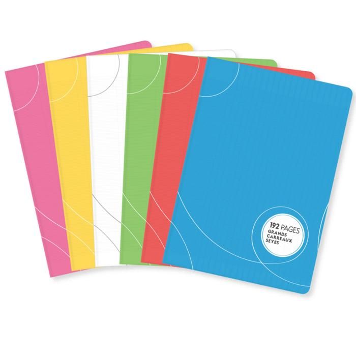 CAHIER PIQ 210X297 192 P SEY 70G PP 1PX