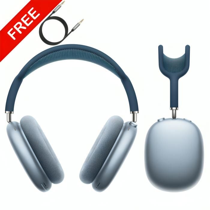 Casque P9 bluetooth BLEU + Cable auxiliar Gratuit