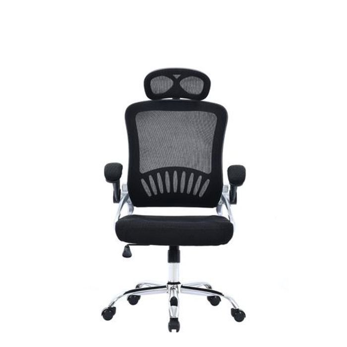 Fauteuil de bureau - 0C-2111 - Noir - Réglable en hauteur - Design contemporain