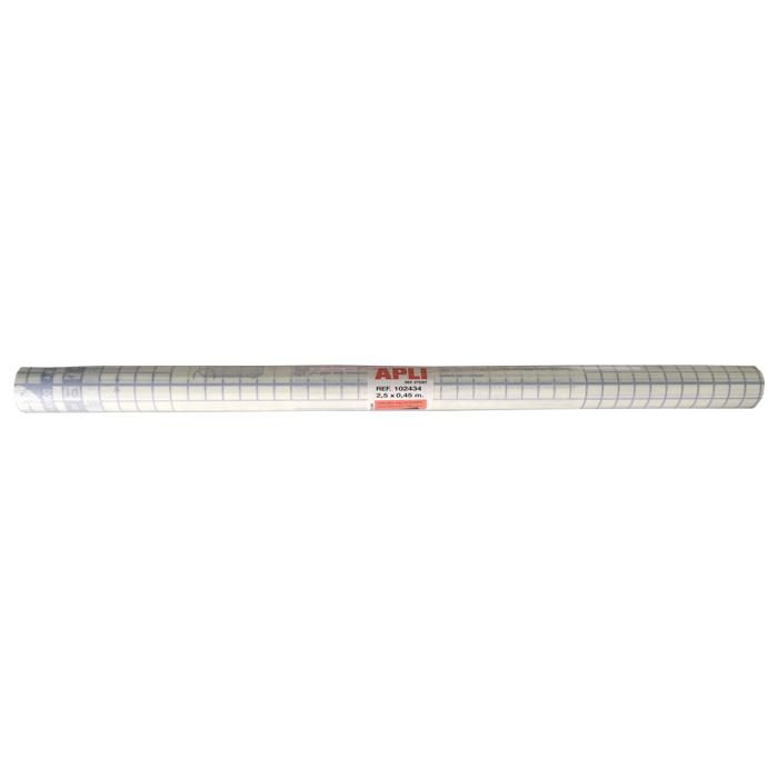 ROULEAU PROTÈGE LIVRE AUTO ADHESIF 2,5 X 0,45M