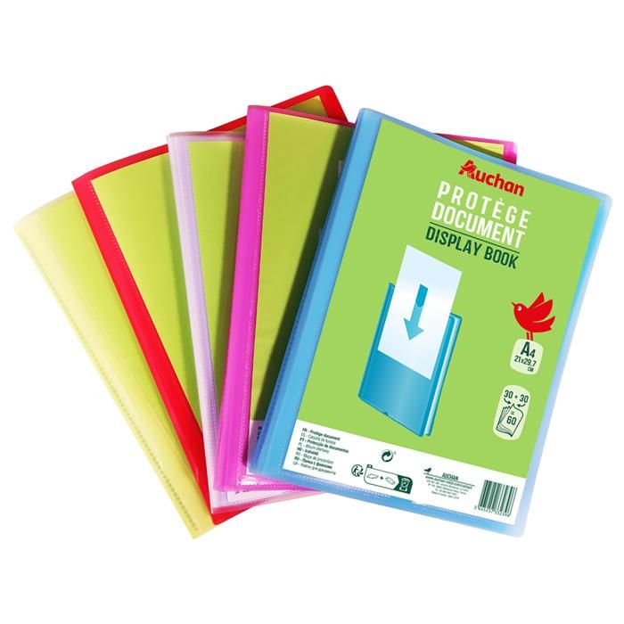 PORTEVUE A4 60 VUES PERSO  POUCE