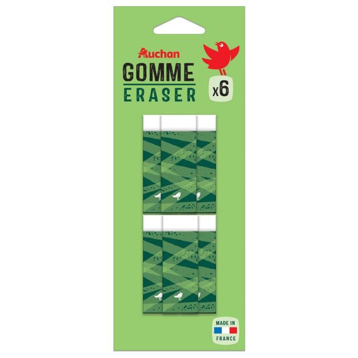 6 GOMMES AUCHAN