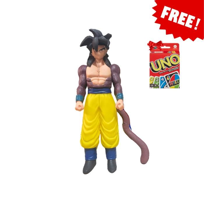 Figurine Son Goku - Dragon Ball GT, Avec Carte UNO gratuit