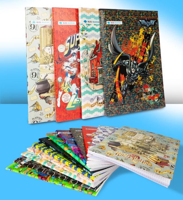 Cahier - BLEU MARINE - 96 PAGES - Couverture 250g - Vernis Lavable - A4