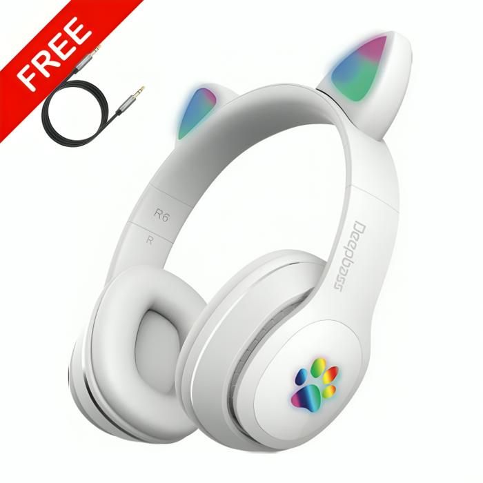 Casque Bluetooth - DeepBass - R6 - Son stéréo puissant - Autonomie 9 heures - Confort optimal