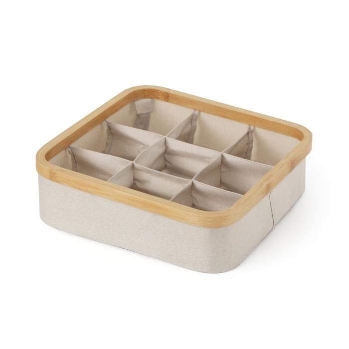 PANIER DE RANGEMENT PLIABLE AVEC 9 COMPARTIMENTS,
