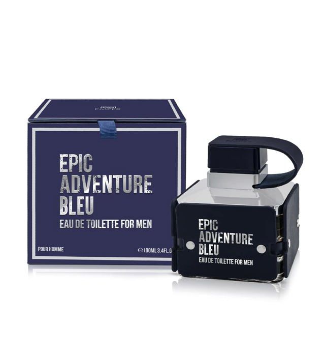 Eau de toilette - Epic adventure blue - 100ml - Parfum boisé aromatique - Pour homme