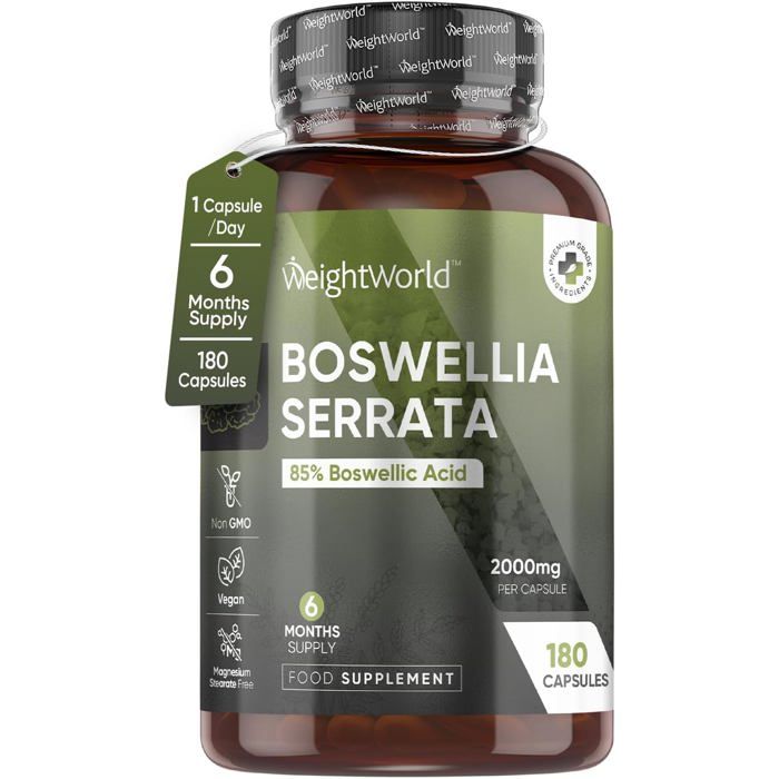 Boswellia Serrata 2000mg - 180 Gélules Végan alternative à l'harpagophytum