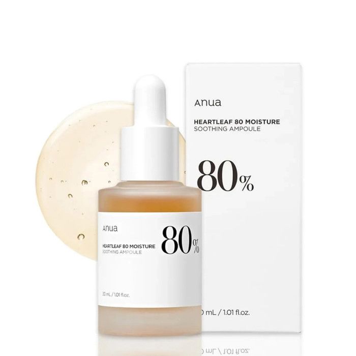 Anua Serum Heartleaf 80% Soothing Ampoule - 30ml - Made in Korea