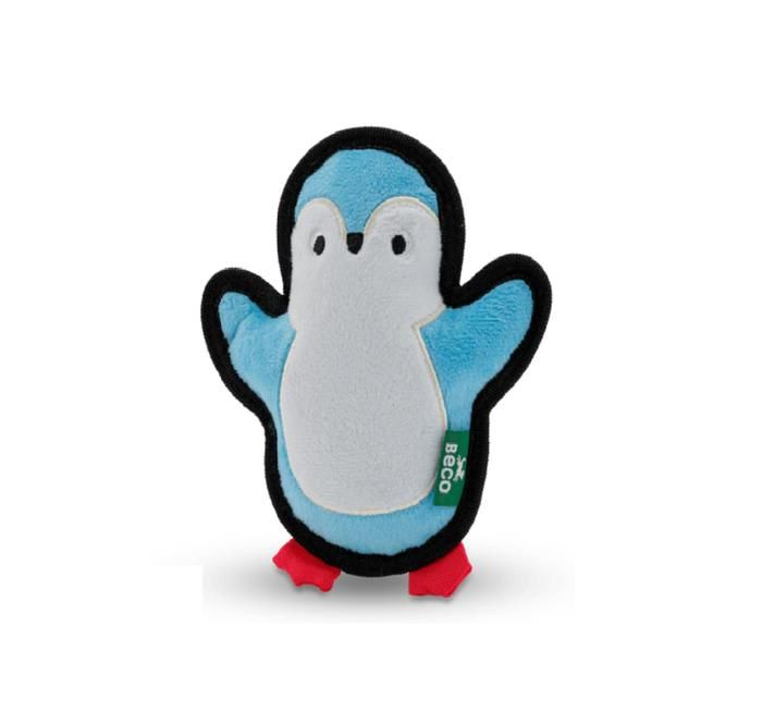 Jouet - Beco Rough and Tough - Pingouin - Petit - Résistant - Matériaux recyclés