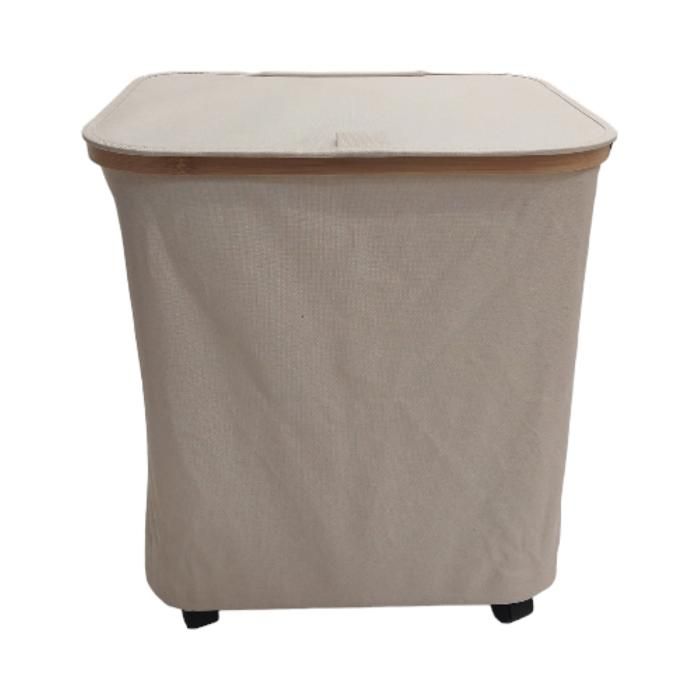 PANIER DE RANGEMENT AVEC COUVERCLE, CAPACITÉ: 70L "couleur aléatoire"