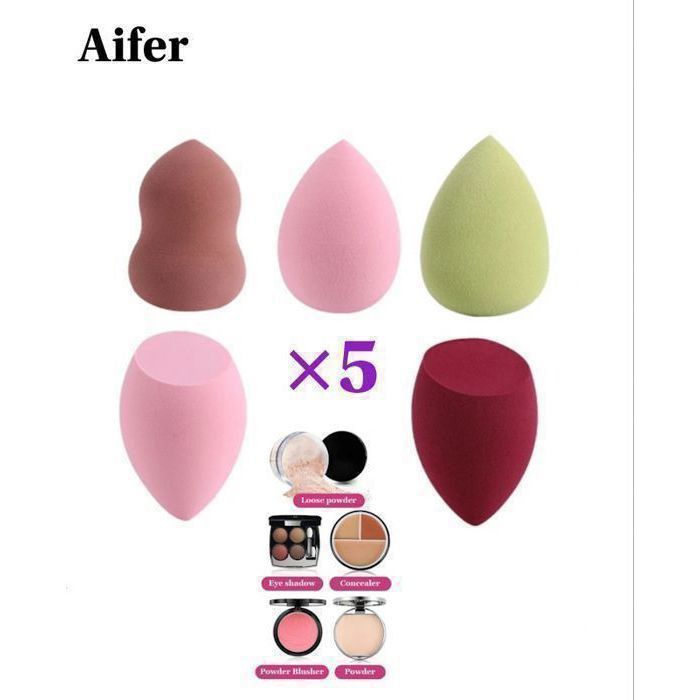 Éponge de maquillage - Noname - Mini - Multi usage - Sans latex - Couleurs aléatoires