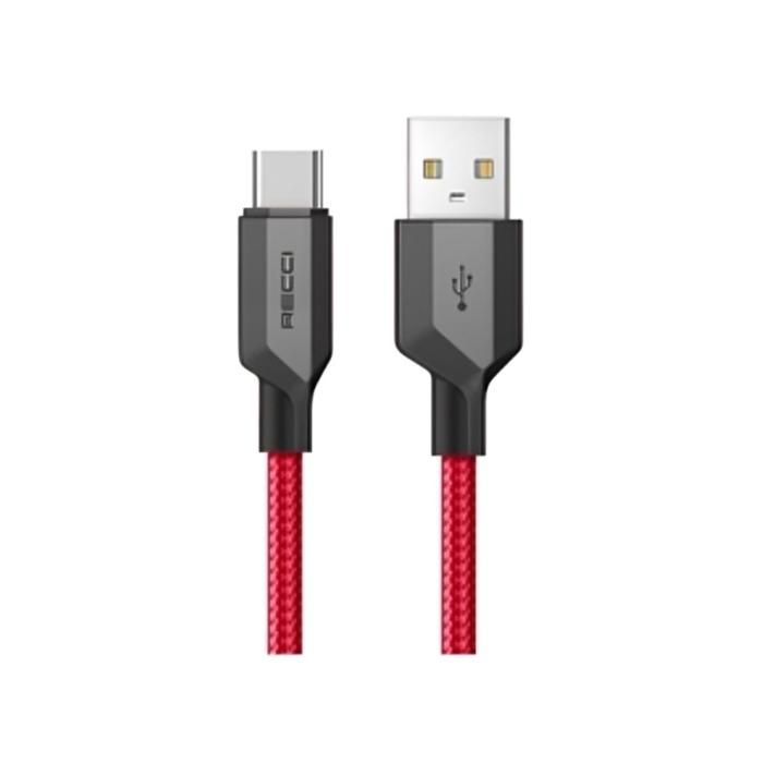 Cable Recci RTC-N22C Type C USB - Rouge