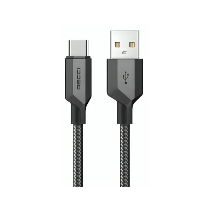 Cable Recci RTC-N22C Type C USB - Noir