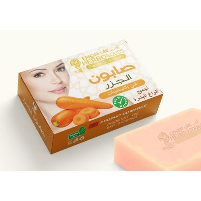 Savon - GENERIC - Carotte - Riche en vitamines - Anti-acné - Sans parabène