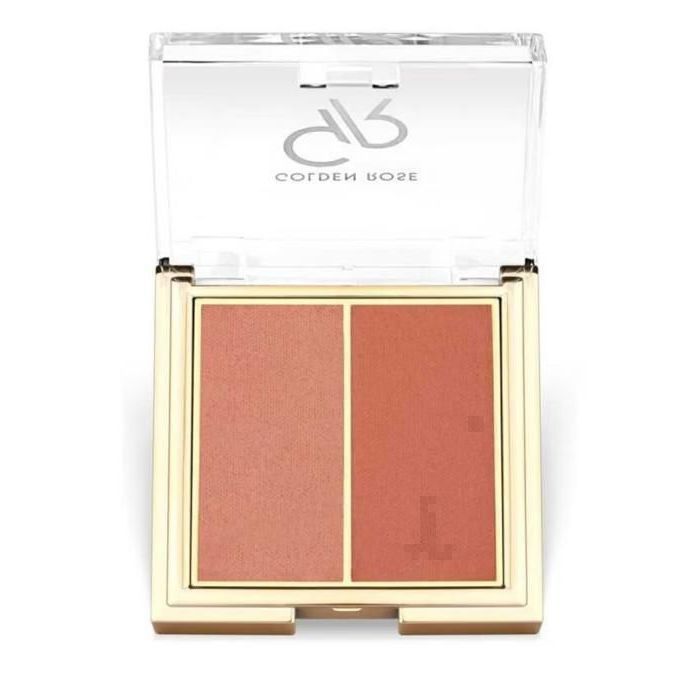 Blush - Golden Rose - Iconic Blush Duo 02 - Multicolore - Texture veloutée - Fini mat