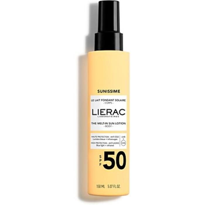 LIERAC - SUNISSIME LE LAIT FONDANT SOLAIRE SPF 50 CORPS 150 ML