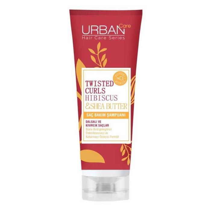 URBAN CARE - TWISTED CURLS HIBISCUS ET BEURRE DE KARITE SHAMPOING 250 ML