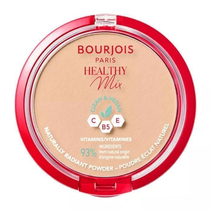 Poudre Compacte - BOURJOIS - Healthy Mix - 04 Golden Beige - Vegan - 93% Ingrédients Naturels
