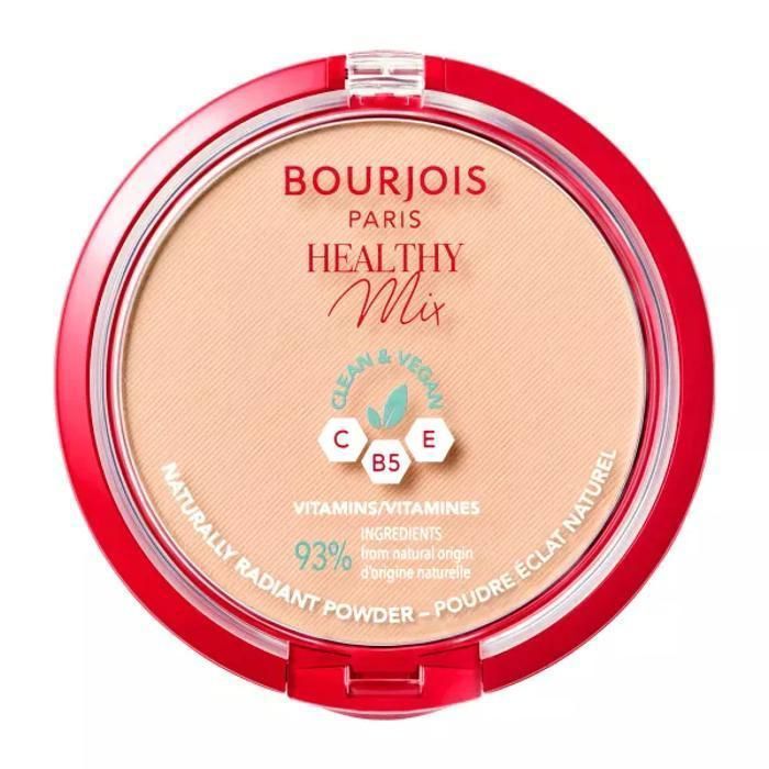 Poudre Compacte - BOURJOIS - Healthy Mix - 02 Vanilla - Vegan - 93% Ingrédients Naturels